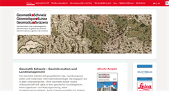 Desktop Screenshot of geomatik.ch